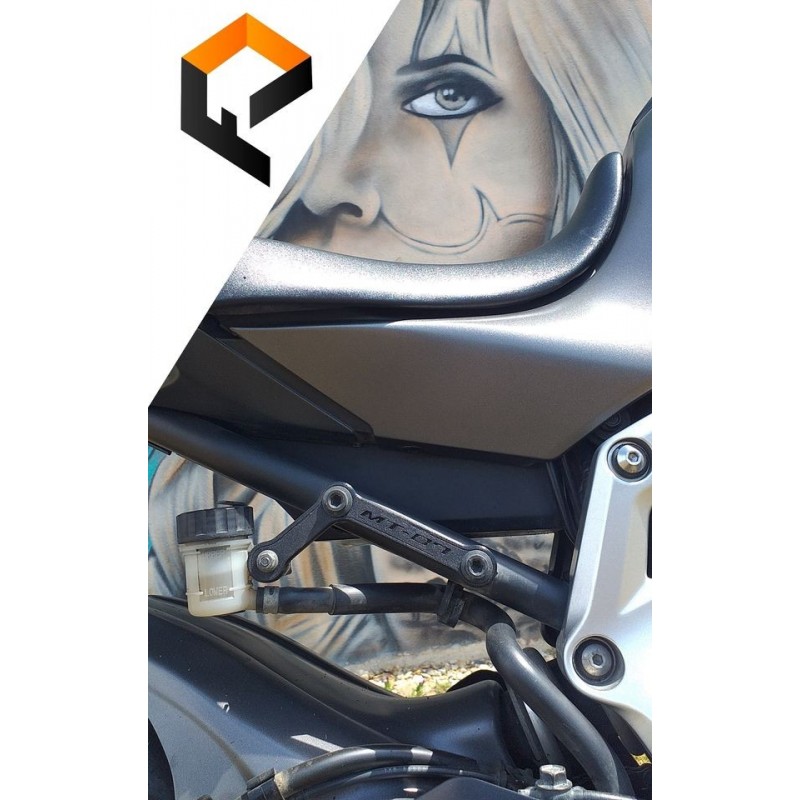 Obturateurs cale pied passager MT07