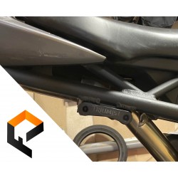 Obturateurs cale pied passager Triump speed triple et daytona